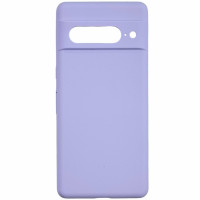 Накладка (з мікрофіброю) Silicone Cover Lakshmi Full Camera для Google Pixel 7 Pro- бузковий