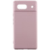 Накладка (з мікрофіброю) Silicone Cover Lakshmi Full Camera для Google Pixel 7a- рожевий пісок
