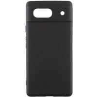 Накладка (з мікрофіброю) Silicone Cover Lakshmi Full Camera для Google Pixel 7a- чорний