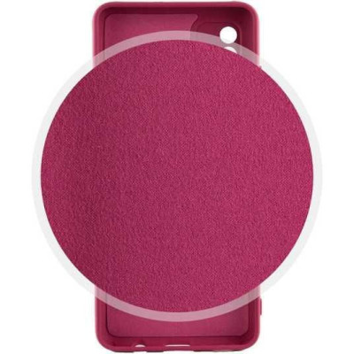 Накладка (з мікрофіброю) Silicone Cover Lakshmi Full Camera для Xiaomi Redmi A5 (UA/Europe)- марсала