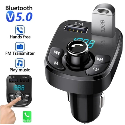FM модулятор (трансмітер) CAR X8 (3.1A/2USB) FM модулятор (трансмітер) CAR X8 (3.1A/2USB)