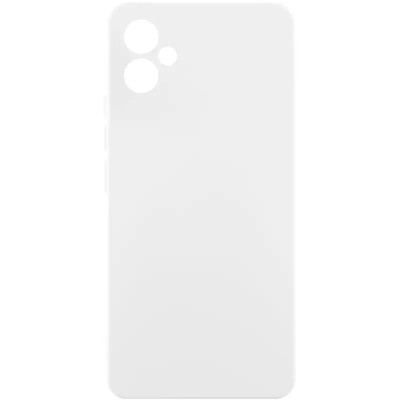 Накладка (з мікрофіброю) Silicone Cover Lakshmi Full Camera для Samsung A07- білий