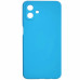 Накладка (з мікрофіброю) Silicone Cover Lakshmi Full Camera для Samsung A07- блакитний