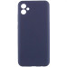 Накладка (з мікрофіброю) Silicone Cover Lakshmi Full Camera для Samsung A07- темно-синій
