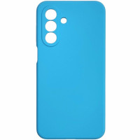 Накладка (з мікрофіброю) Silicone Cover Lakshmi Full Camera для Samsung A17 4G/5G- блакитний