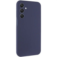 Накладка (з мікрофіброю) Silicone Cover Lakshmi Full Camera для Samsung A17 4G/5G- темно-синій