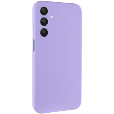 Накладка (з мікрофіброю) Silicone Cover Lakshmi Full Camera для Samsung A17 4G/5G- бузковий