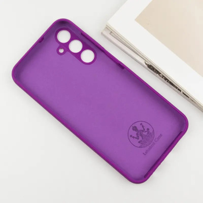 Накладка (з мікрофіброю) Silicone Cover Lakshmi Full Camera для Samsung A17 4G/5G- фіолетовий