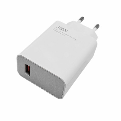 Мережевий зарядний пристрій Xiaomi Original 33W USB-A (No logo)- білий Мережевий зарядний пристрій Xiaomi Original 33W USB-A (No logo)- білий