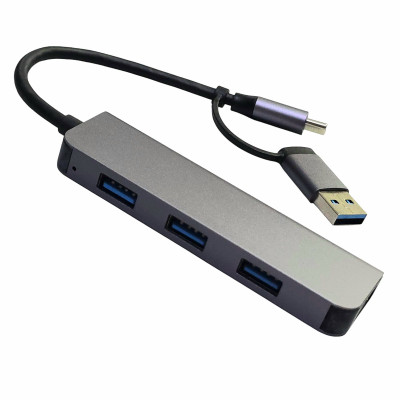Type-C / USB HUB 3.0 (4в1) 