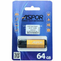 USB Flash Aspor AR121 64GB- золотий USB Flash Aspor AR121 64GB- золотий