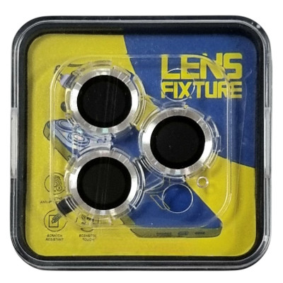 Скло захисне Lens Fixture на камеру для iPhone 12 Pro Max- сріблястий Скло захисне Lens Fixture на камеру для iPhone 12 Pro Max- сріблястий