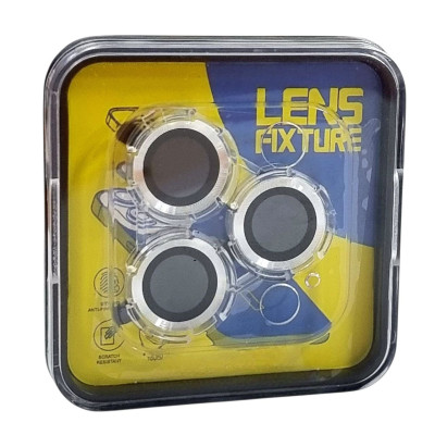 Скло захисне Lens Fixture на камеру для iPhone 12 Pro- сріблястий Скло захисне Lens Fixture на камеру для iPhone 12 Pro- сріблястий