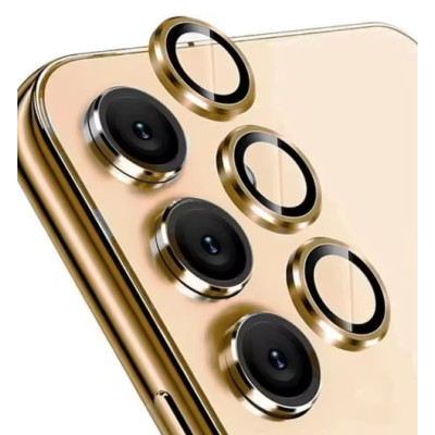 Скло захисне Lens Fixture на камеру для Samsung S25 Plus- золотий Скло захисне Lens Fixture на камеру для Samsung S25 Plus- золотий