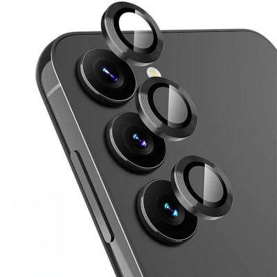 Скло захисне Lens Fixture на камеру для Samsung S25 Plus- чорний Скло захисне Lens Fixture на камеру для Samsung S25 Plus- чорний