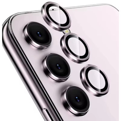 Скло захисне Lens Fixture на камеру для Samsung S25 Plus- рожевий Скло захисне Lens Fixture на камеру для Samsung S25 Plus- рожевий