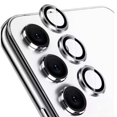Скло захисне Lens Fixture на камеру для Samsung S24 Plus- сріблястий Скло захисне Lens Fixture на камеру для Samsung S24 Plus- сріблястий