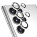 Скло захисне Lens Fixture на камеру для Samsung S23 Ultra- сріблястий