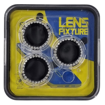 Скло захисне Lens Fixture на камеру зі стразами для iPhone 13 Pro / 13 Pro Max- синій Скло захисне Lens Fixture на камеру зі стразами для iPhone 13 Pro / 13 Pro Max- синій