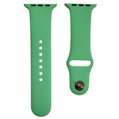 Ремінець силіконовий для Apple Watch 38/40/41/42mm(ser.10) (S)- №10 мінтоловий