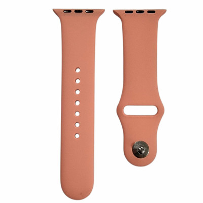 Ремінець силіконовий для Apple Watch 38/40/41/42mm(ser.10) (S)- №38 папайя