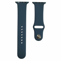 Ремінець силіконовий для Apple Watch 38/40/41/42mm(ser.10) (L)- №50 синьо-зелений Ремінець силіконовий для Apple Watch 38/40/41/42mm(ser.10) (L)- №50 синьо-зелений
