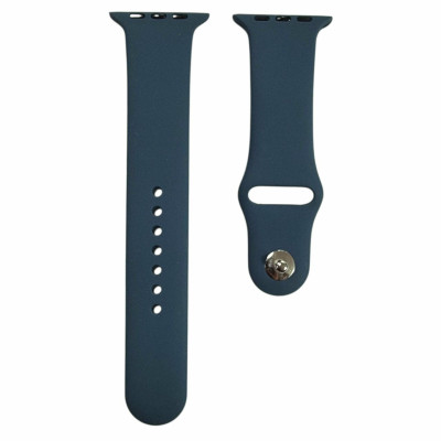 Ремінець силіконовий для Apple Watch 38/40/41/42mm(ser.10) (L)- №50 синьо-зелений