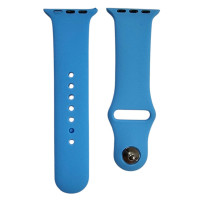Ремінець силіконовий для Apple Watch 38/40/41/42mm(ser.10) (S)- №57 блакитний Ремінець силіконовий для Apple Watch 38/40/41/42mm(ser.10) (S)- №57 блакитний
