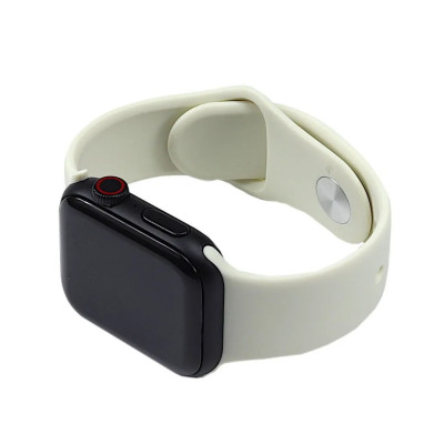 Ремінець силіконовий для Apple Watch 38/40/41/42mm(ser.10) (S)- №60 античний білий