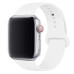 Ремінець силіконовий для Apple Watch 38/40/41/42mm(ser.10) (S)- №61 білий
