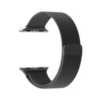 Ремінець Milanese Loop New Design для Apple Watch 42(ser.1-3)/44/45/46/49mm- темно-сірий