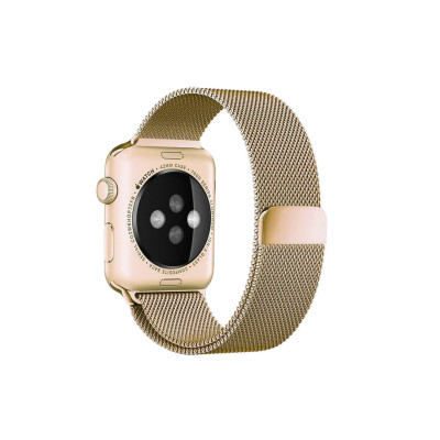 Ремінець Milanese Loop New Design для Apple Watch 42(ser.1-3)/44/45/46/49mm- рожеве золото Ремінець Milanese Loop New Design для Apple Watch 42(ser.1-3)/44/45/46/49mm- рожеве золото