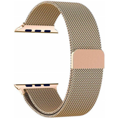Ремінець Milanese Loop New Design для Apple Watch 38/40/41/42mm(ser.10)- золотий Ремінець Milanese Loop New Design для Apple Watch 38/40/41/42mm(ser.10)- золотий