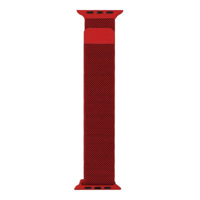 Ремінець Milanese Loop New Design для Apple Watch 38/40/41/42mm(ser.10)- китайський червоний Ремінець Milanese Loop New Design для Apple Watch 38/40/41/42mm(ser.10)- китайський червоний