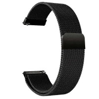 Ремінець Milanese Loop New Design для Smart Watch 20mm- чорний Ремінець Milanese Loop New Design для Smart Watch 20mm- чорний