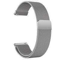 Ремінець Milanese Loop New Design для Smart Watch 20mm- сріблястий Ремінець Milanese Loop New Design для Smart Watch 20mm- сріблястий