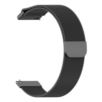 Ремінець Milanese Loop New Design для Smart Watch 20mm- темно-сірий Ремінець Milanese Loop New Design для Smart Watch 20mm- темно-сірий