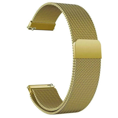 Ремінець Milanese Loop New Design для Smart Watch 20mm- золотий Ремінець Milanese Loop New Design для Smart Watch 20mm- золотий