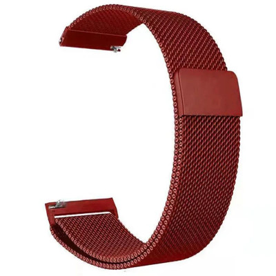 Ремінець Milanese Loop New Design для Smart Watch 20mm- червоний Ремінець Milanese Loop New Design для Smart Watch 20mm- червоний