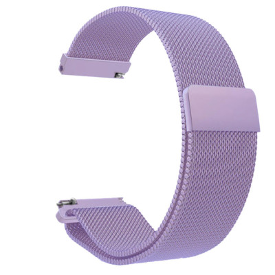 Ремінець Milanese Loop New Design для Smart Watch 20mm- бузковий Ремінець Milanese Loop New Design для Smart Watch 20mm- бузковий