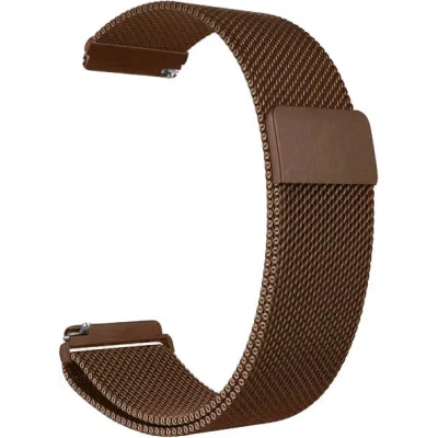 Ремінець Milanese Loop New Design для Smart Watch 20mm- коричневий Ремінець Milanese Loop New Design для Smart Watch 20mm- коричневий