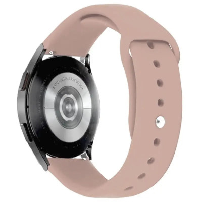 Ремінець силіконовий для Smart Watch 20mm- №19 рожевий пісок Ремінець силіконовий для Smart Watch 20mm- №19 рожевий пісок