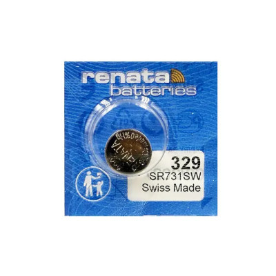 Батарейка 329/ SR731SW срібло Renata Батарейка 329/ SR731SW срібло Renata