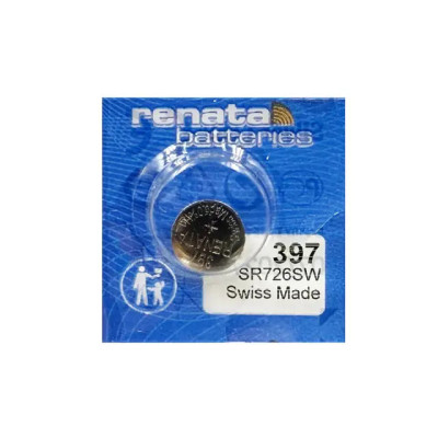 Батарейка G2 срібло Renata SR 726 (397) Батарейка G2 срібло Renata SR 726 (397)