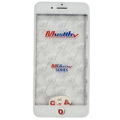 Скло дисплея Musttby Original з OCA-плівкою для iPhone 8 Plus з рамкою, з олеофобним покриттям, з сіткою динаміка, з тримачем датчика наближення, з тримачем камери White Скло дисплея Musttby Original з OCA-плівкою для iPhone 8 Plus з рамкою, з олеофобним покриттям, з сіткою динаміка, з тримачем датчика наближення, з тримачем камери White