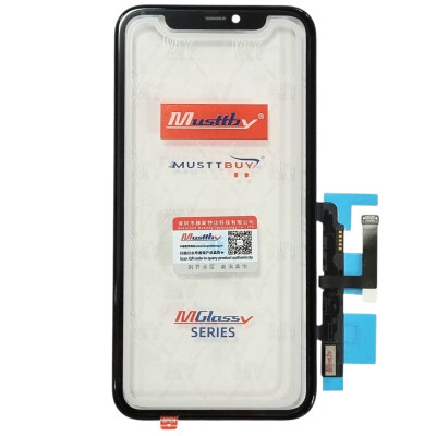 Сенсор Musttby Original для телефону iPhone 11 з рамкою, з мікросхемою, з OCA плівкою, Black
