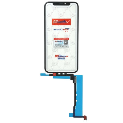 Сенсор Musttby Original для телефону iPhone 11 Pro з рамкою, з мікросхемою, з OCA плівкою, Black