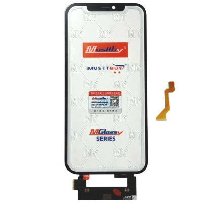 Сенсор Musttby Original для телефону iPhone 12 Pro Max з рамкою, без мікросхеми, з OCA плівкою, Black