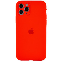 Накладка (з мікрофіброю) Silk Full Camera для iPhone 12 Pro Max- червоний