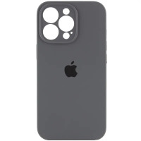 Накладка (з мікрофіброю) Silk Full Camera для iPhone 16 Pro- темно-сірий
